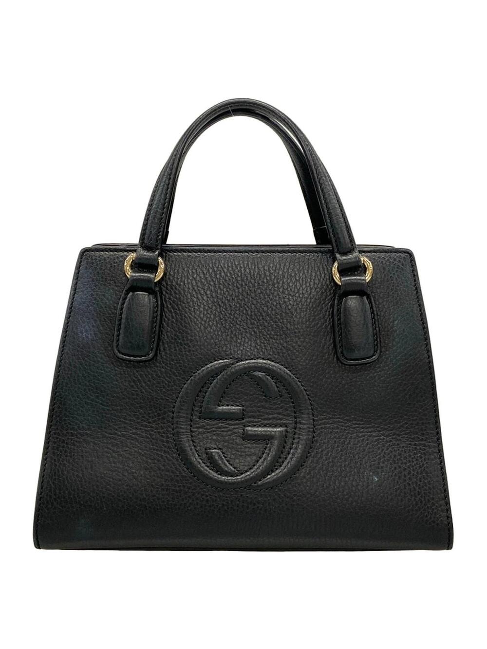 Gucci Soho Black Leather Handbag #358655G14B